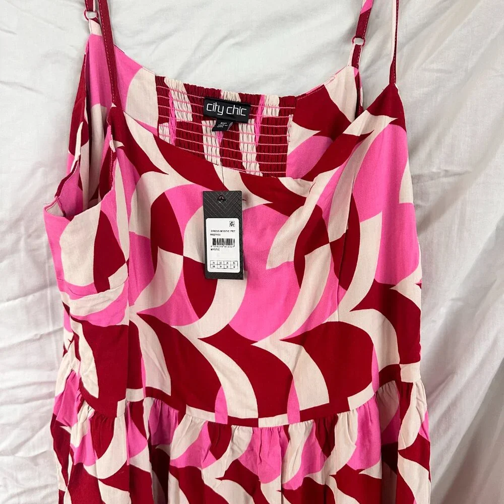 CITY CHIC Women's Mystic Print Dress - Size XXL - Picture 7 of 13